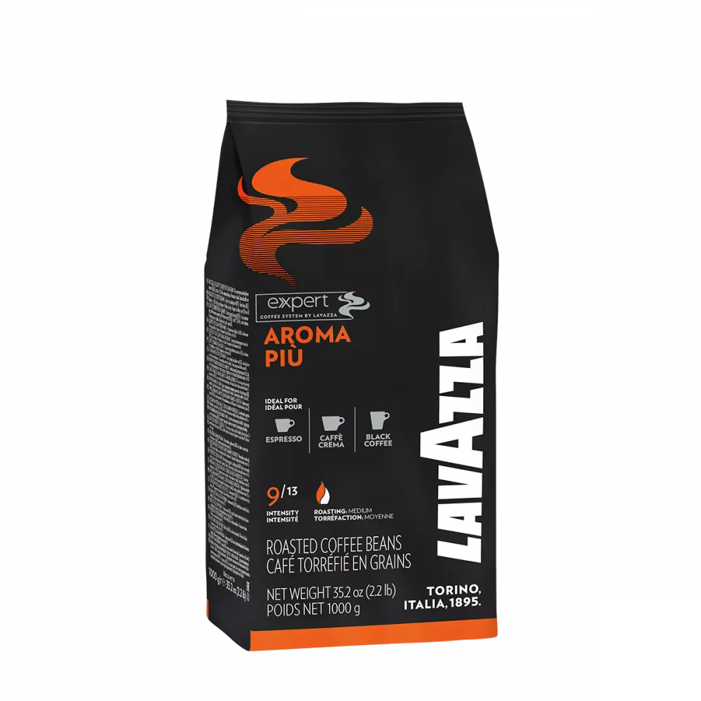 Lavazza Expert Aroma Piu Coffee Beans 1kg – Discount Coffee