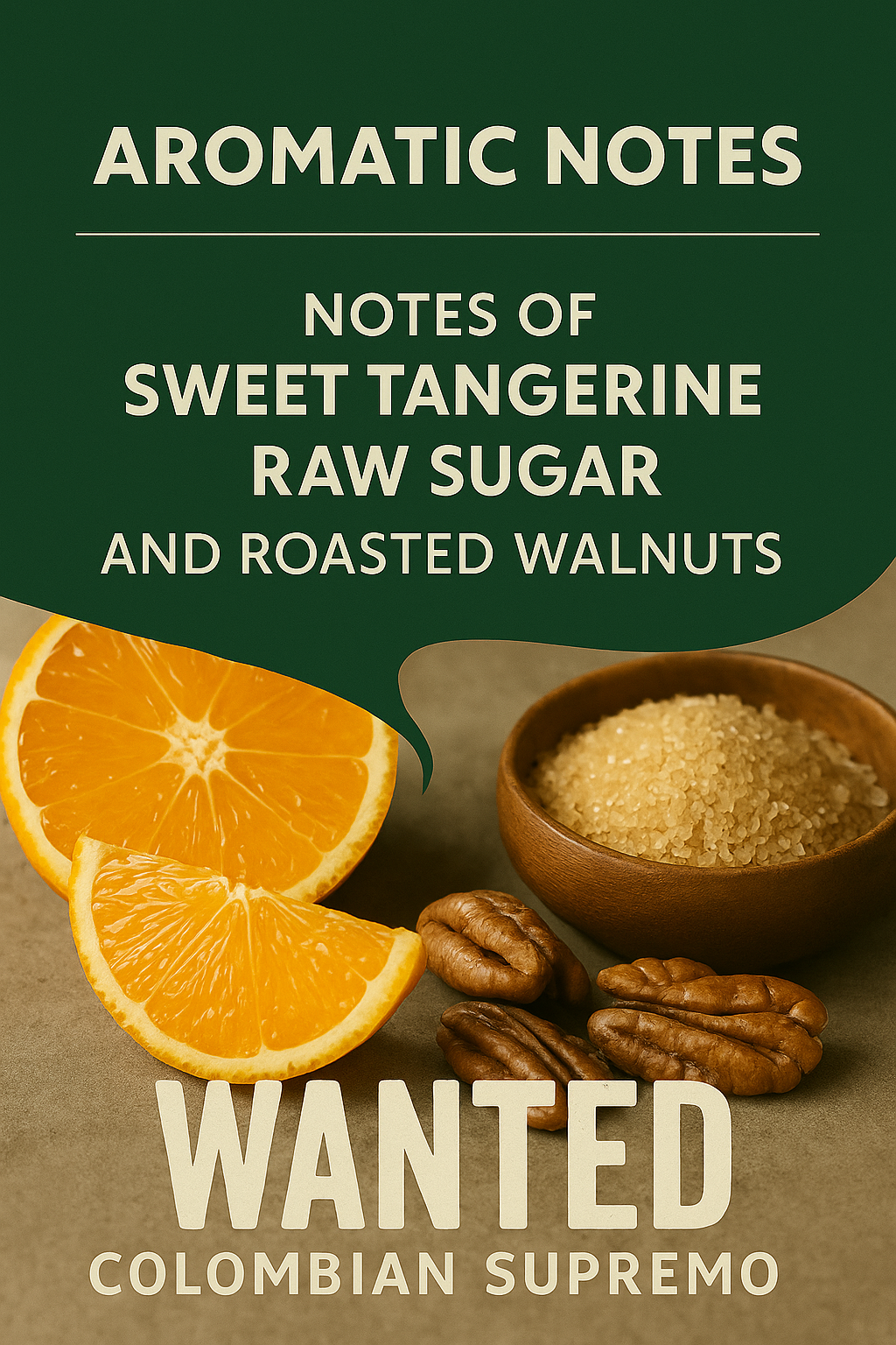 Wanted Colombian Supremo Coffee Beans 1kg