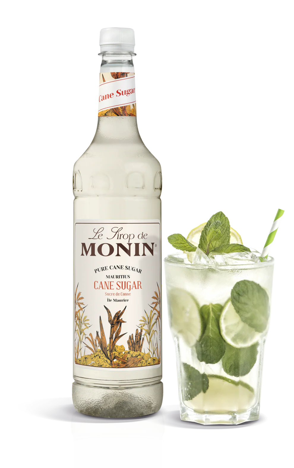 Monin Pure Cane Sugar Syrup - 1 Litre