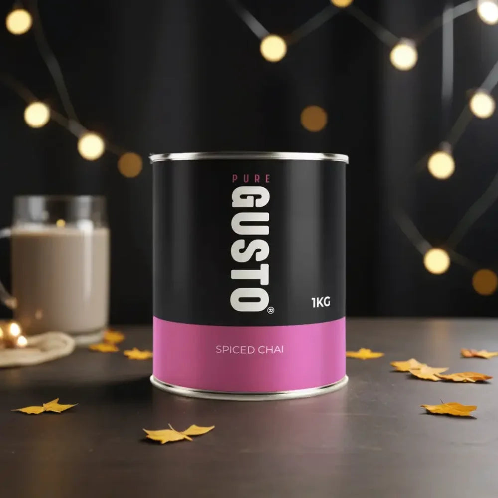 Pure Gusto Spiced Chai Tin 1kg