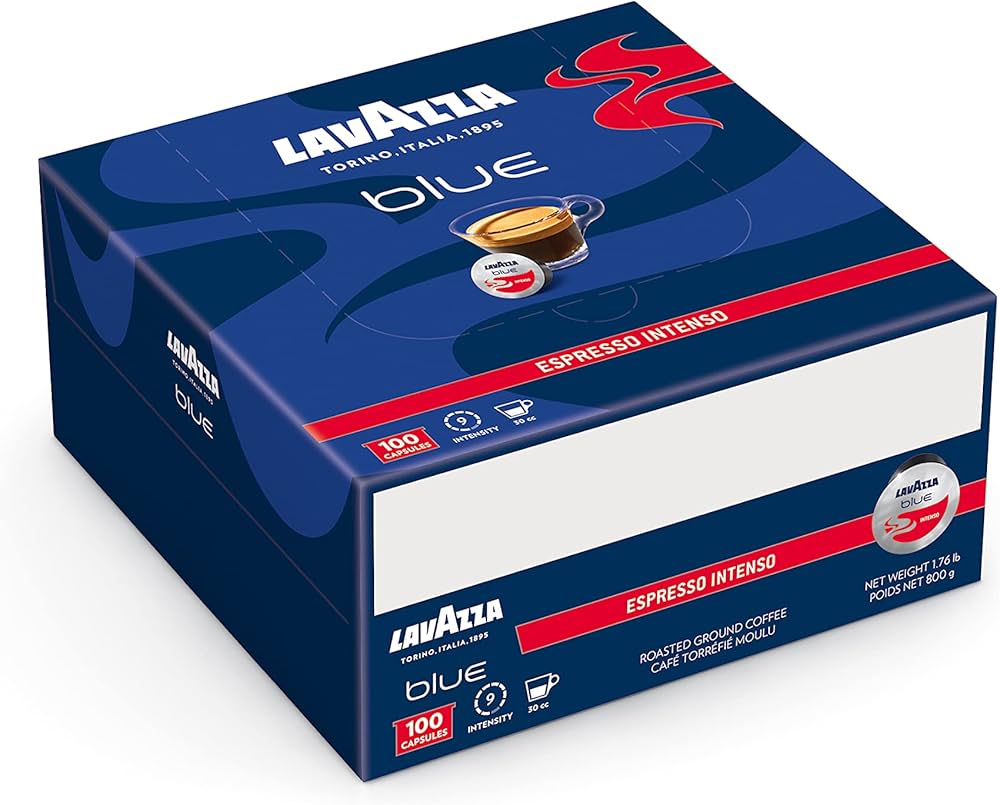 Lavazza Blue Espresso Intenso Capsules - 100 Pack