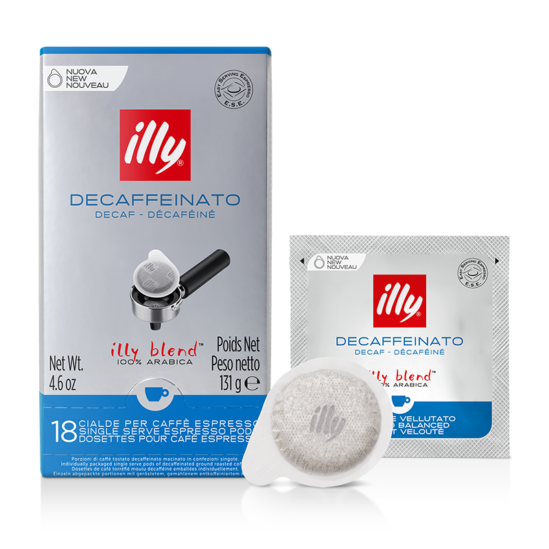 illy ESE Decaf Coffee Pods (18 per box)