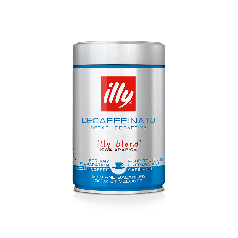 illy Espresso Decaf Ground Coffee 250g