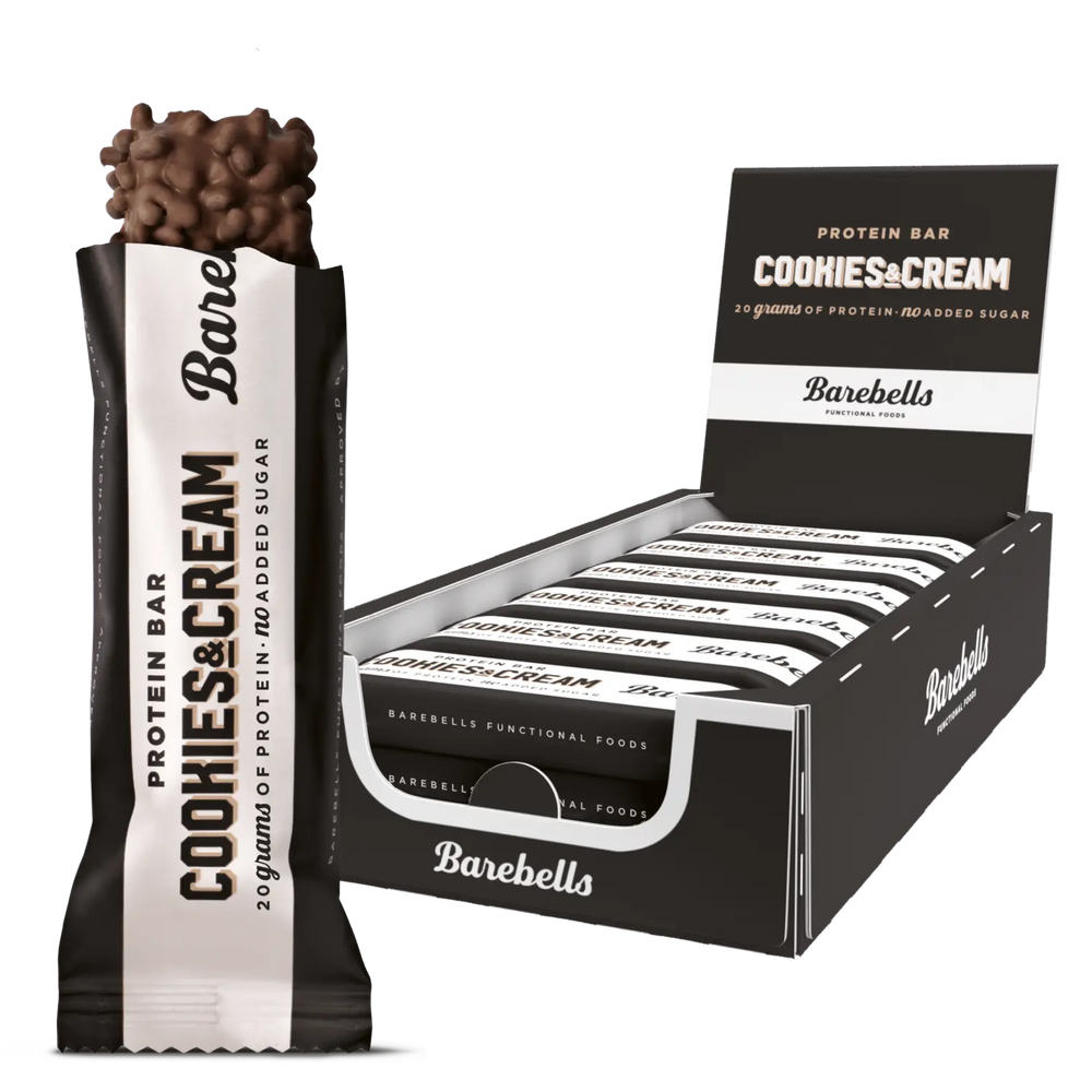Barebell Protein Bars Cookies & Cream 12 Pack