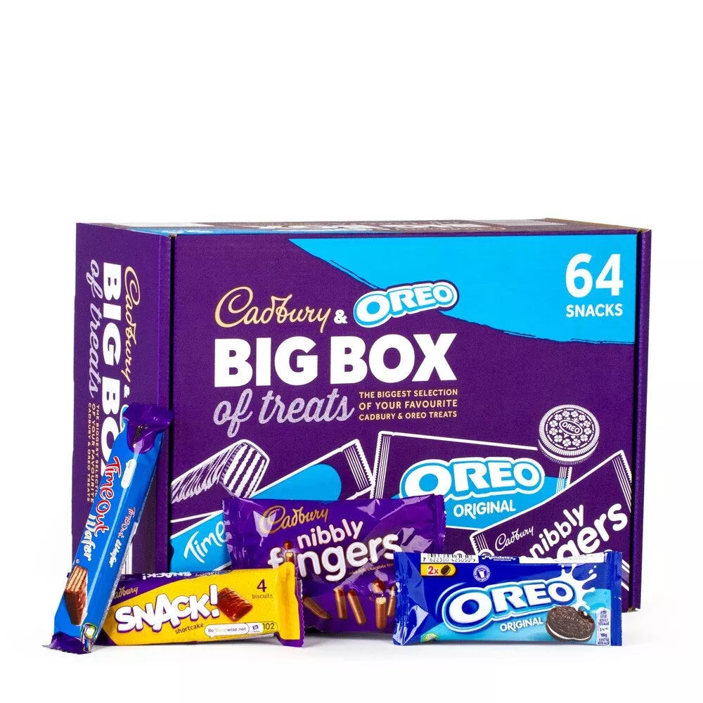 Cadbury & Oreo Big Box Of Treats - 64 Pack