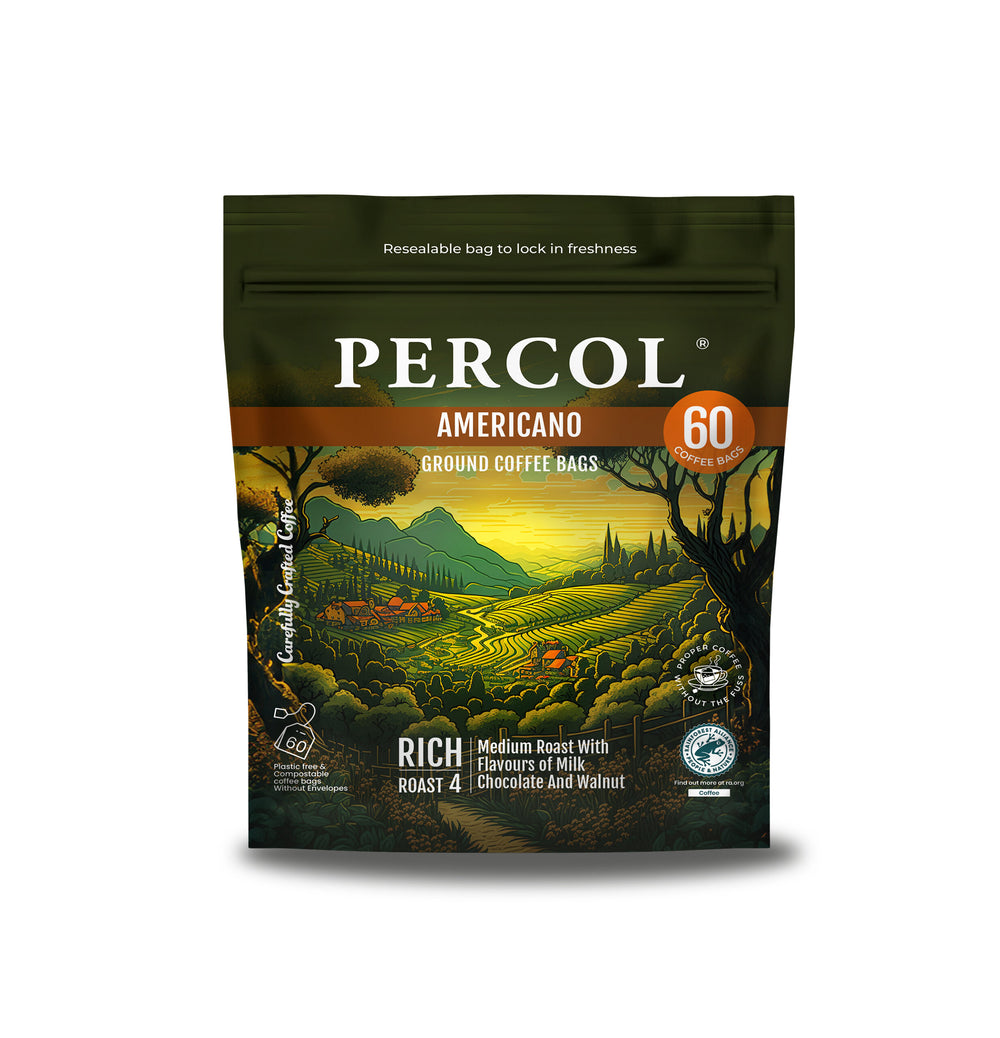 Percol Americano Coffee Bags 60x8g