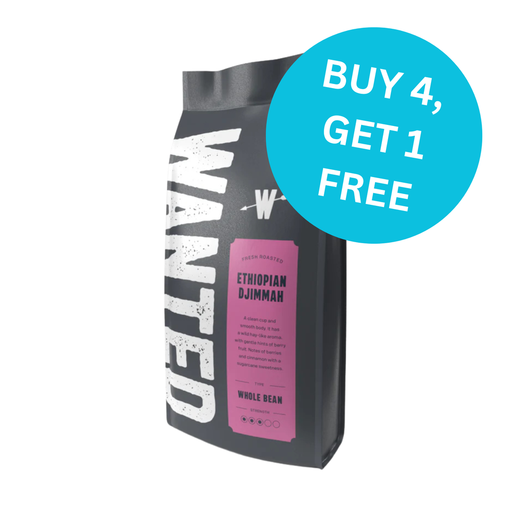 Wanted Ethiopian Djimmah Coffee Beans 1kg