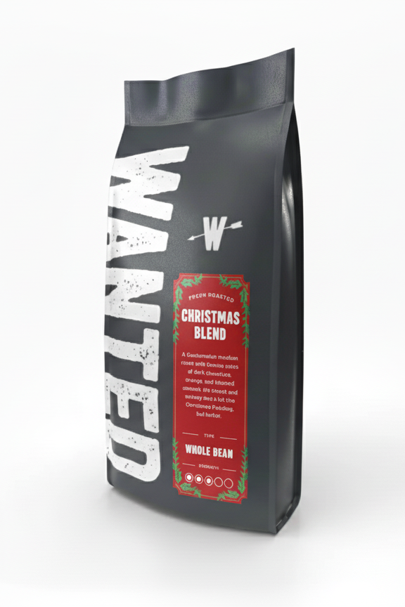Wanted Christmas Blend Coffee Beans 1kg
