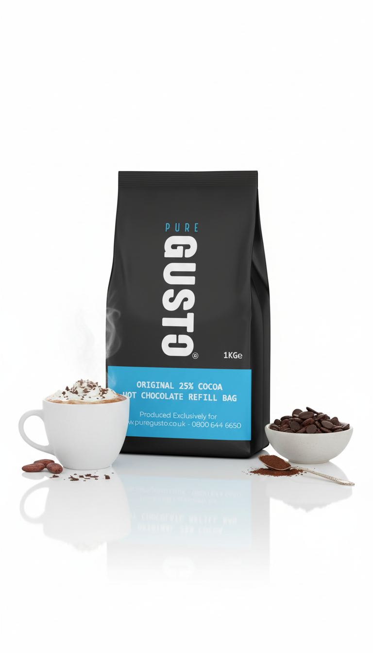 Pure Gusto Original Hot Chocolate Bag 1kg