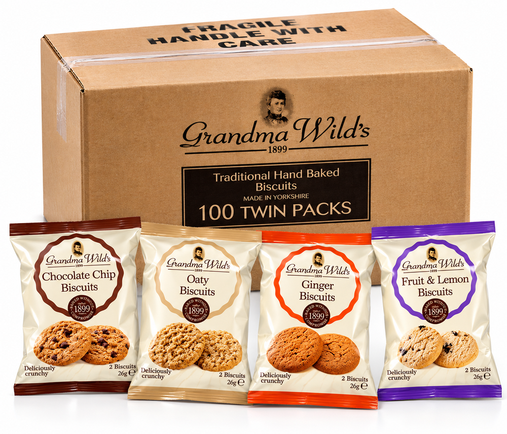 Grandma Wilds Biscuits Wrapped Mixed Flavours - 100 Pack
