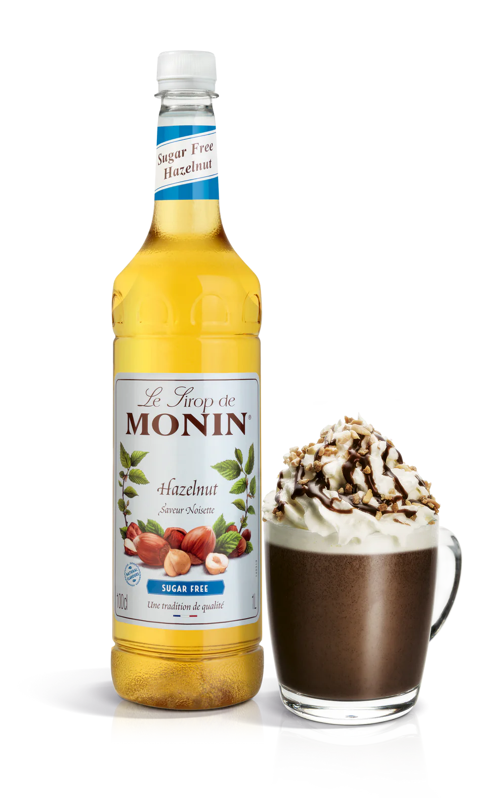 Monin Sugar Free Hazelnut Syrup - 1 Litre