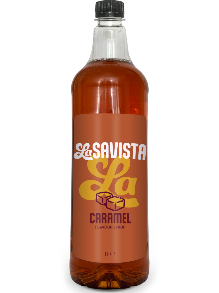 caramel syrup for coffee LaSavista 1L bottle caramel shots for coffee