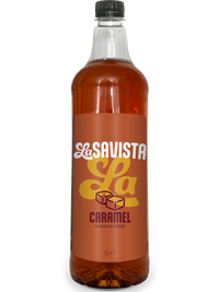 caramel syrup for coffee LaSavista 1L bottle caramel shots for coffee