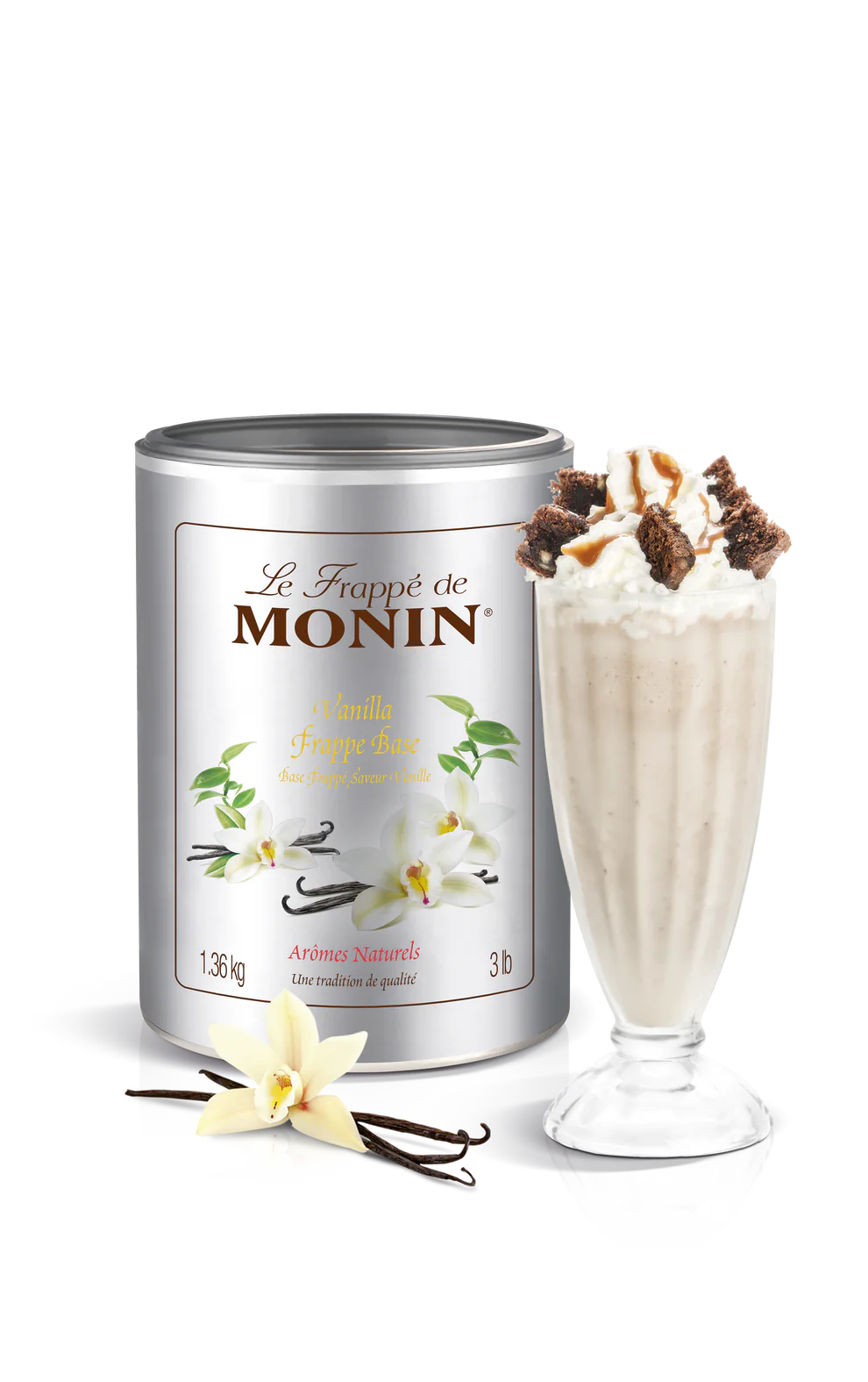 Monin Vanilla Frappe Mix - 1.36kg