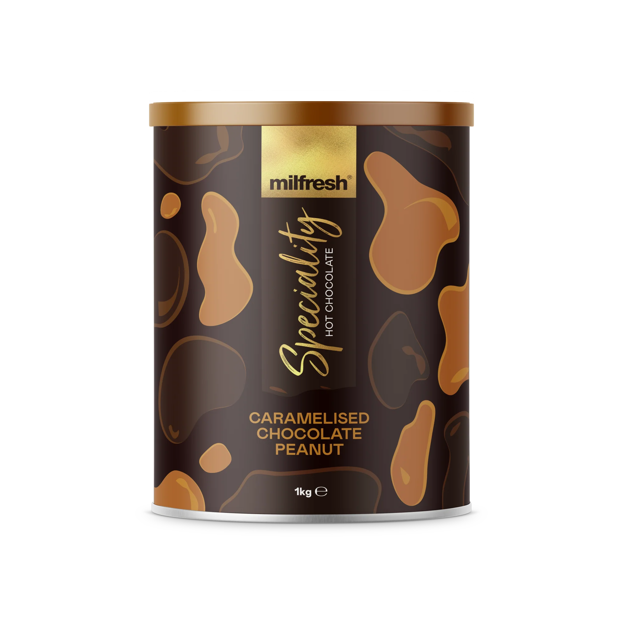 Milfresh Speciality Hot Chocolate Caramelised Chocolate Peanut 1kg