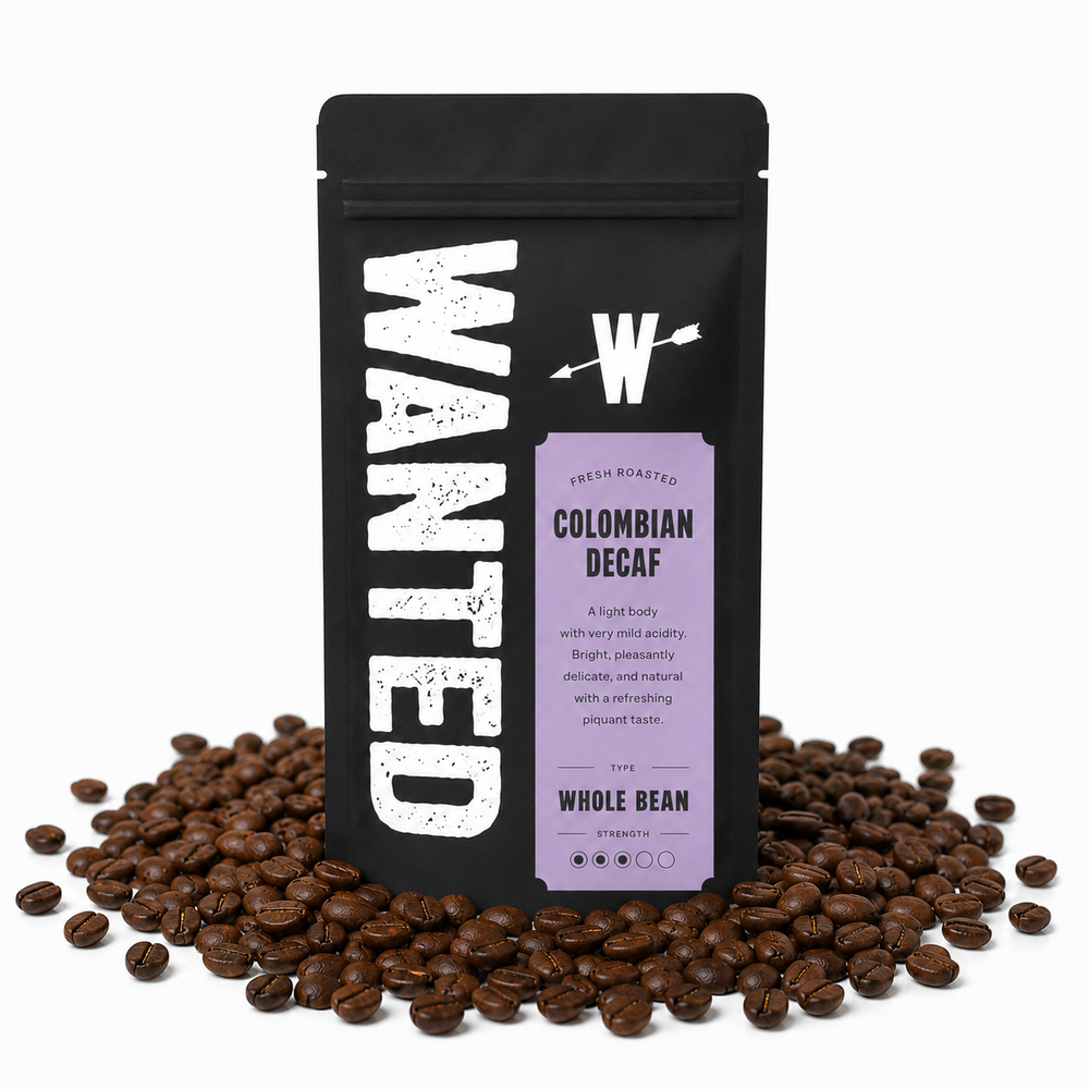Wanted Colombian Decaf Coffee Beans 250g