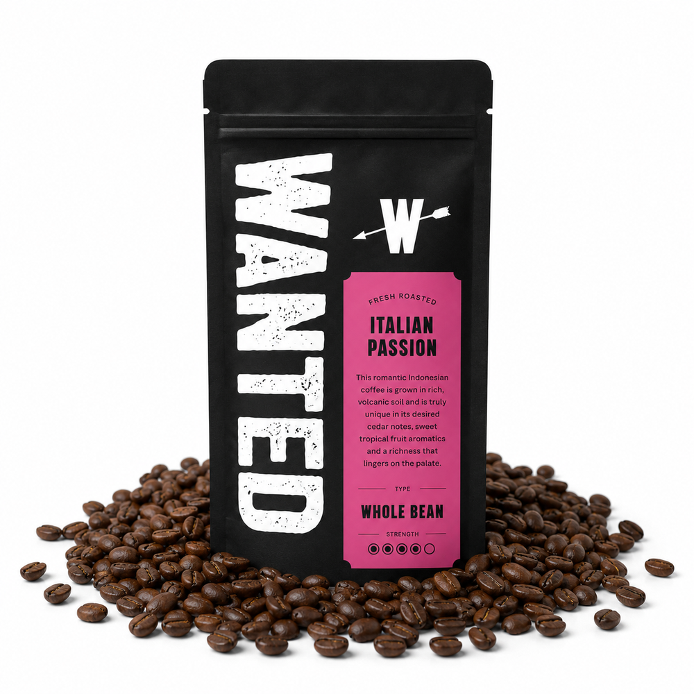 Wanted Italian Passion Coffee Beans 250g