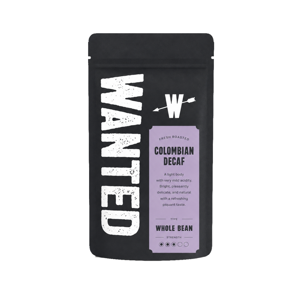 Wanted Colombian Decaf Coffee Beans 250g