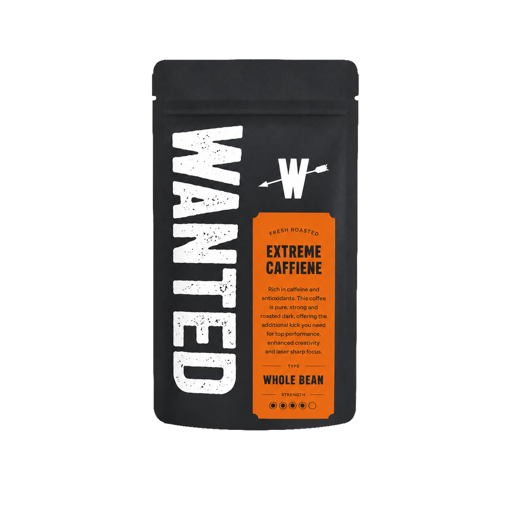 Wanted Extreme Caffeine Coffee Beans 250g