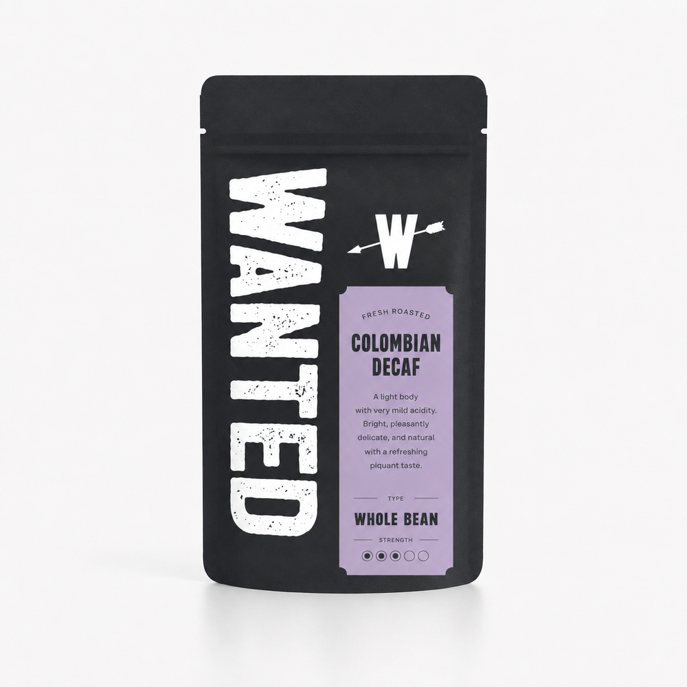 Wanted Colombian Decaf Coffee Beans 250g