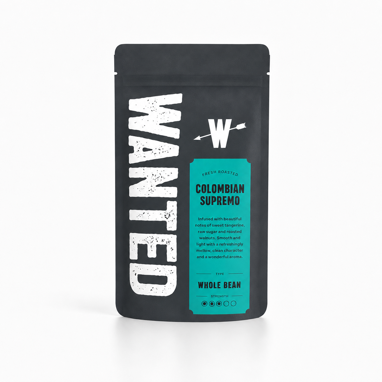 Wanted Colombian Supremo Coffee Beans 250g