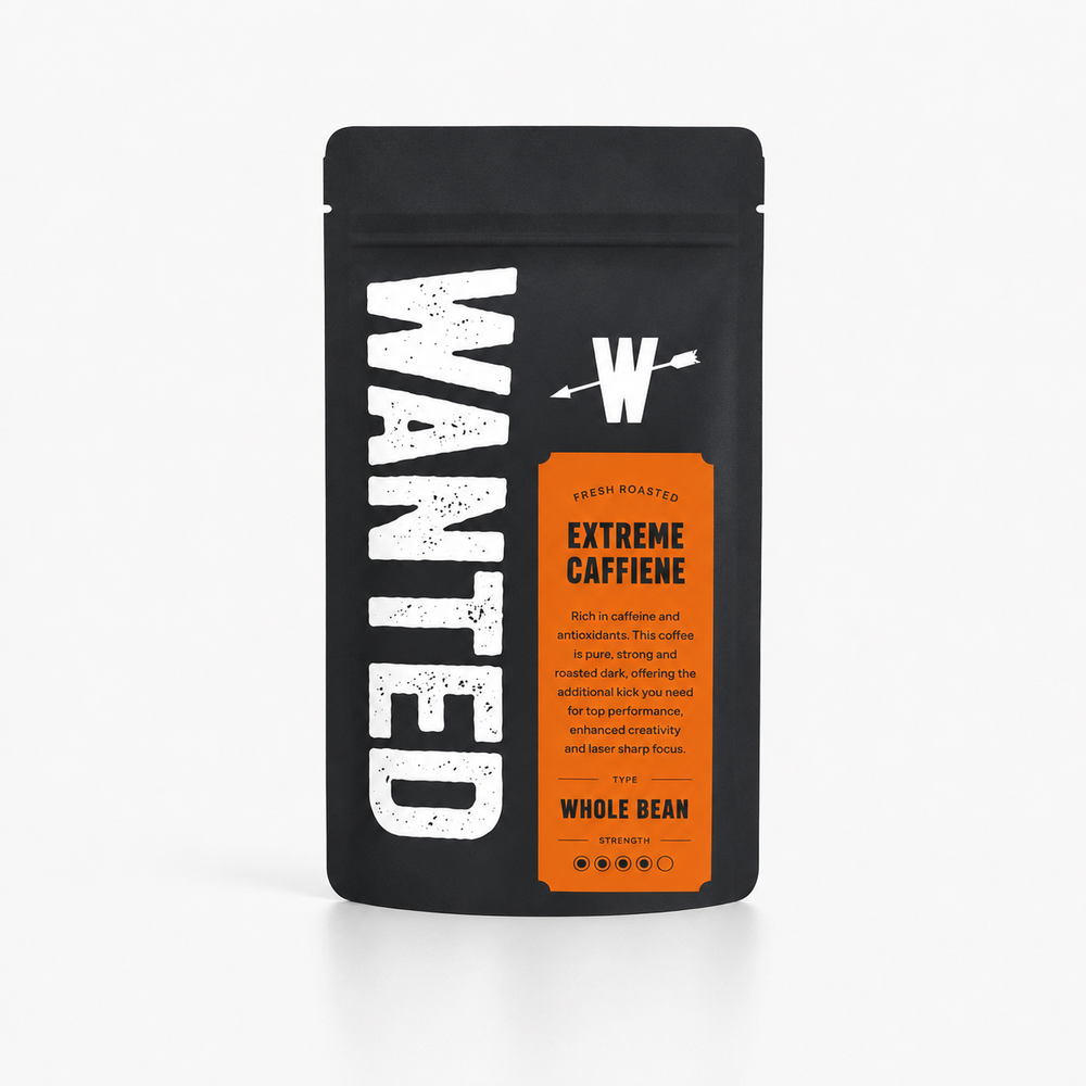 Wanted Extreme Caffeine Coffee Beans 250g