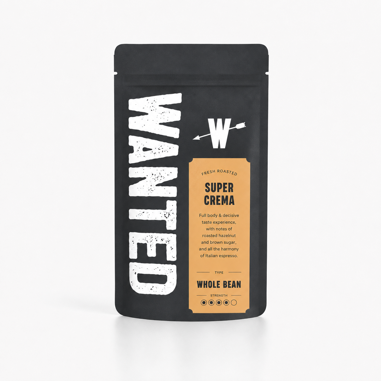 Wanted Super Crema Coffee Bean Pack 250g