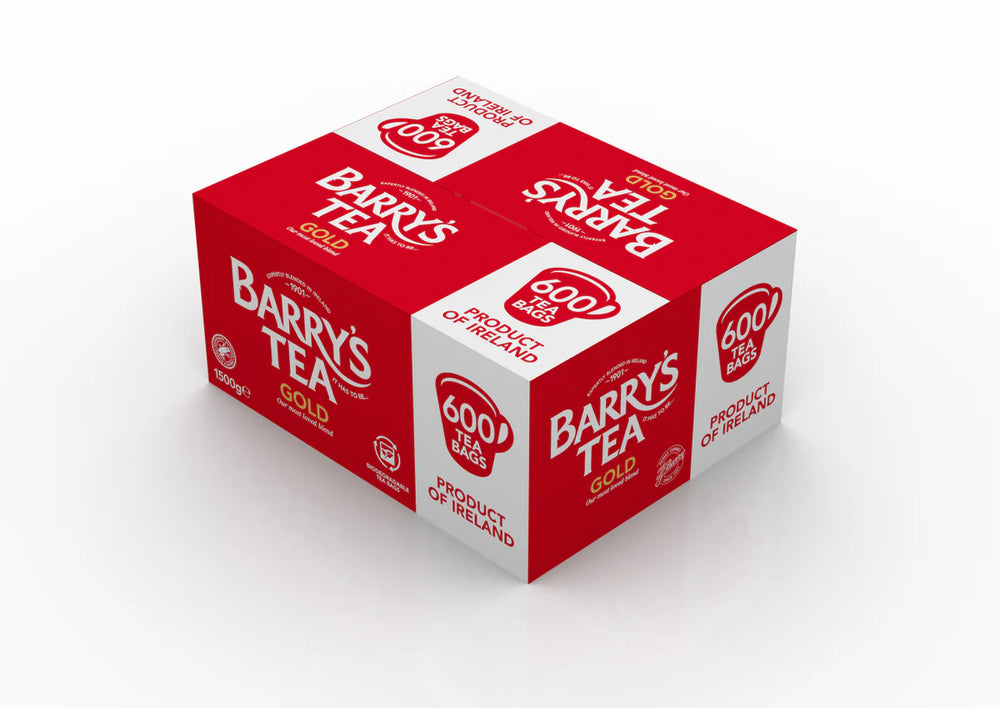 Barry’s Gold Blend 1-Cup Tea Bags – 600 individually wrapped tea bags in bulk packaging