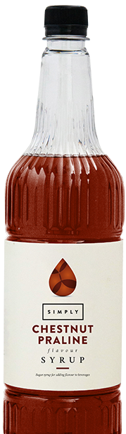 Simply Chestnut Praline Syrup - 1 Litre