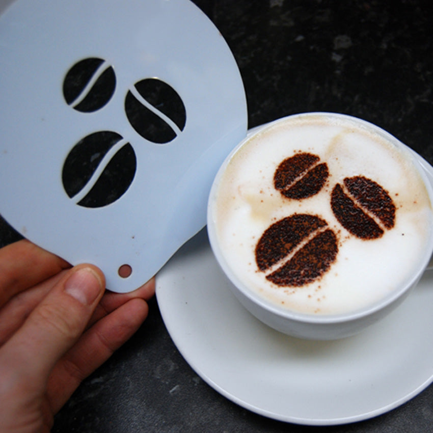 Bean Coffee Stencil