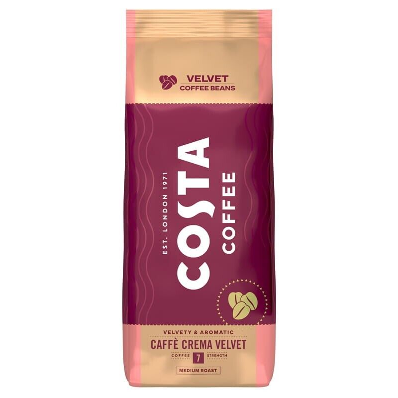 Costa Caffe Crema Velvet Beans 1kg