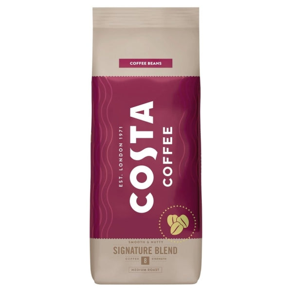 Costa Signature Blend Medium Roast Coffee Beans 1kg