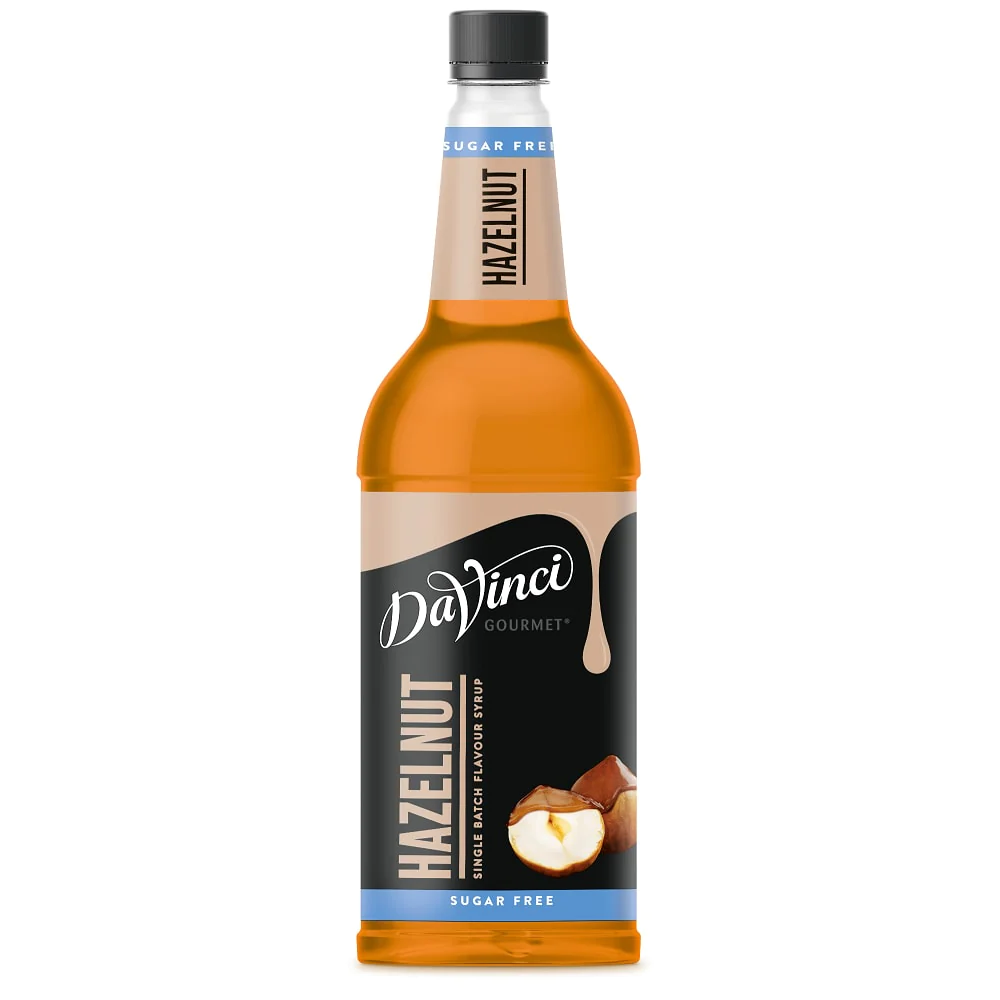 DaVinci Sugar Free Hazelnut Syrup - 1 Litre