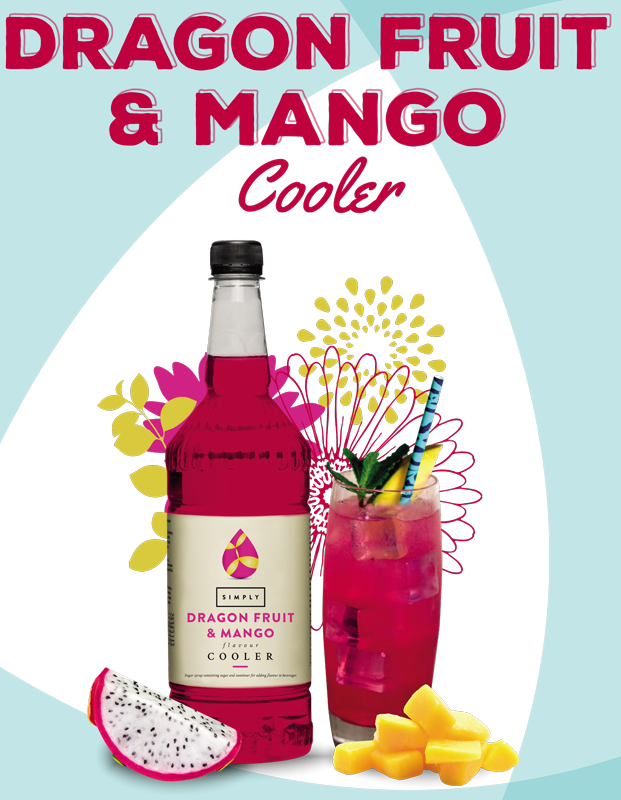 Simply Dragon Fruit & Mango COOLER - 1 Litre