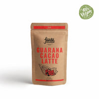 300g pouch of Guarana & Cacao Latte Powder – vegan, dairy-free superfood drink mix
