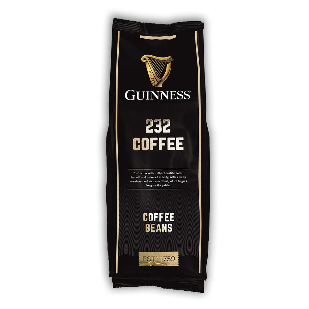 Guinness 232 Coffee Beans 1kg bag on a white background