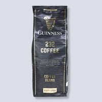 Guinness 232 Coffee Beans 1kg black bag by Tiki Tonga, front of pack