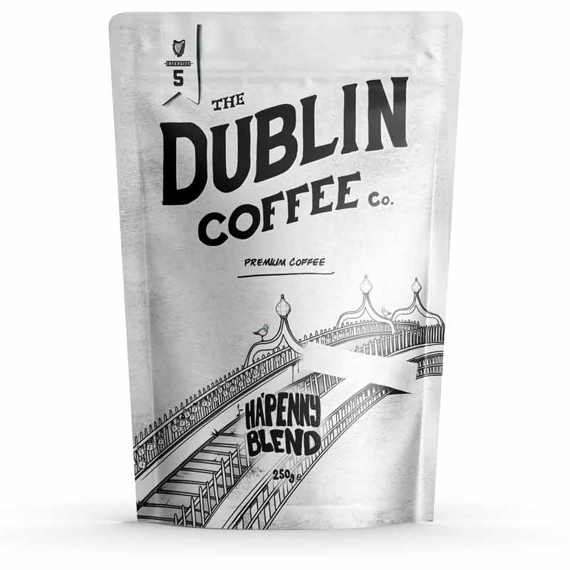 The Dublin Coffee Co Ha’penny Blend Whole Bean 250g