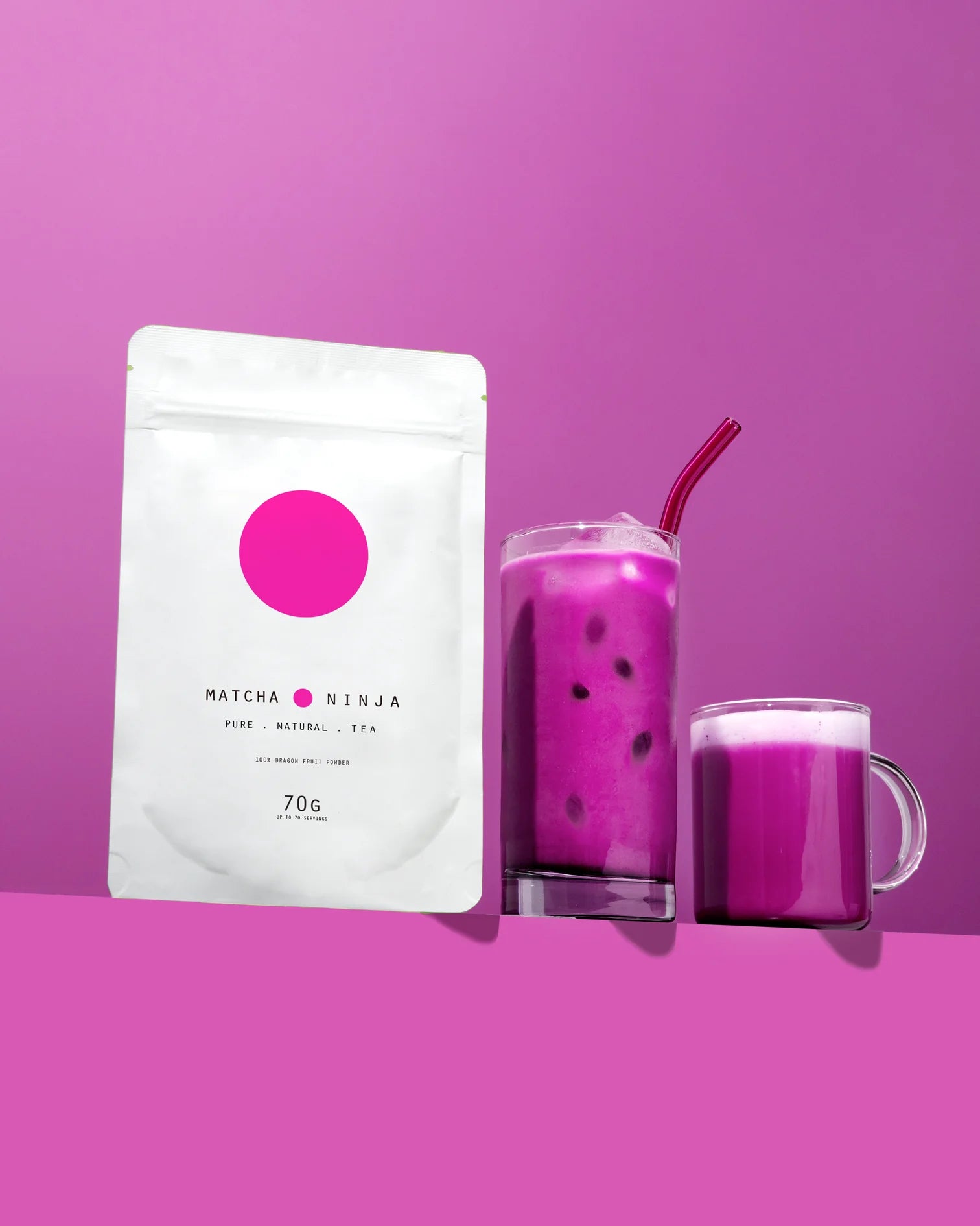Matcha Ninja Dragon Fruit Powder 70g