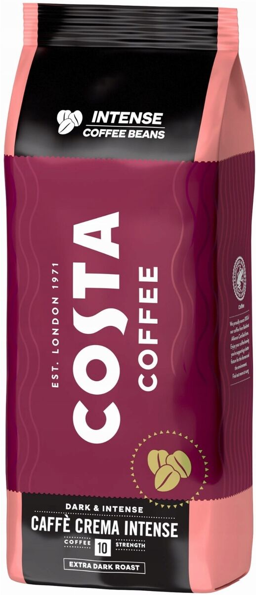 Costa Caffe Crema Intense Coffee Beans 1kg