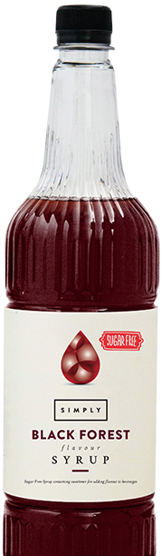 Simply Sugar Free Black Forest Syrup - 1 Litre