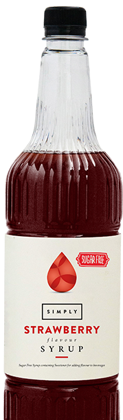 Simply Sugar Free Strawberry Syrup - 1 Litre