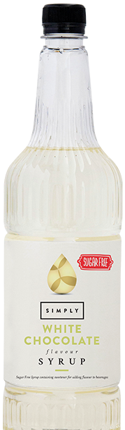 Simply Sugar Free White Chocolate Syrup - 1 Litre