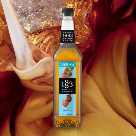 Routin 1883 Sugar Free Hazelnut Syrup - 1 Litre