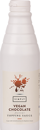 Simply Vegan Milk Chocolate Squeezy Topping Sauce - 1kg