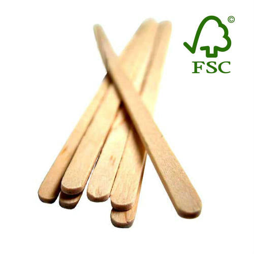 7 inch Wooden Stirrers - 1000 Pack